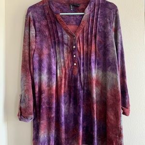 New Directions boyfriend style shirt.